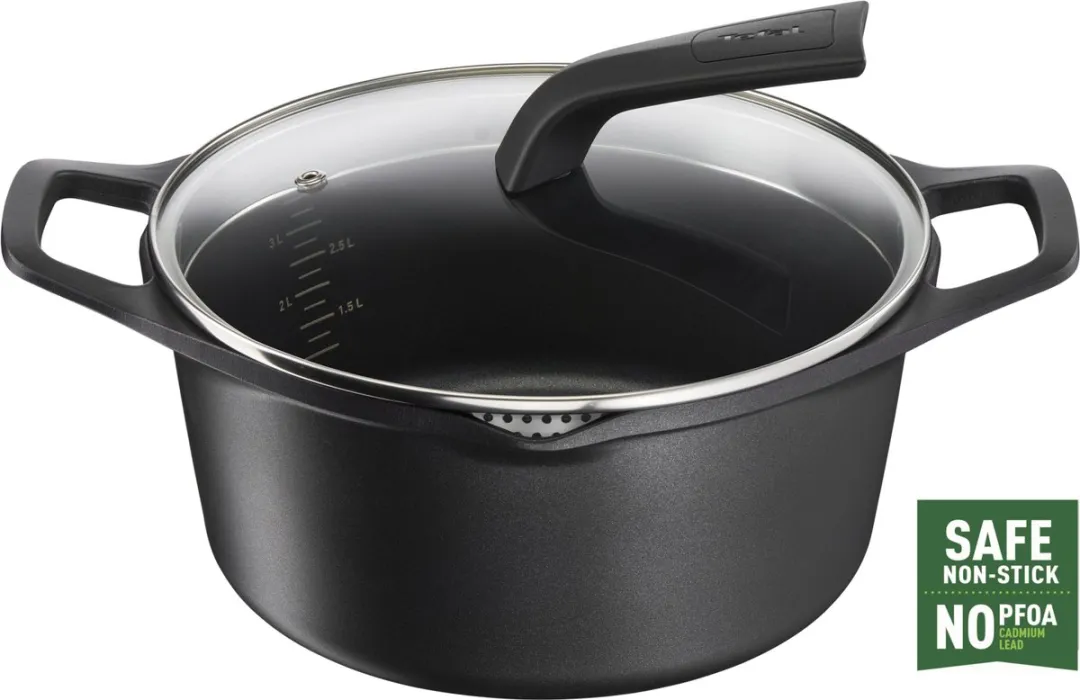 Tefal Robusto Braadpan 24cm - 5L - Zwart