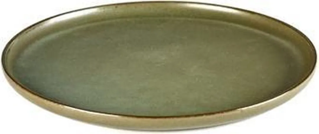 Serax Sergio Herman Surface Bord M Camogroen - 24cm - 4 Stuks