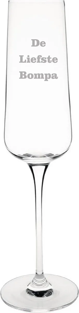 Olympia Champagneglas 'De Liefste Bompa'