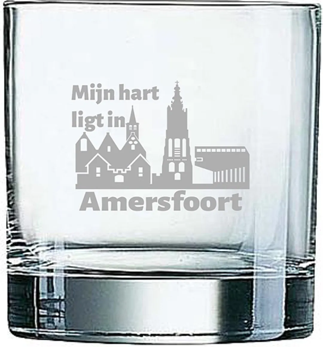 Arcoroc Amersfoort Gegraveerd Whiskeyglas 38cl