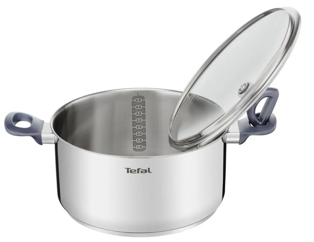 Tefal Daily Cook G713SB Pannenset 11-delig - Inductie - RVS - Zilver