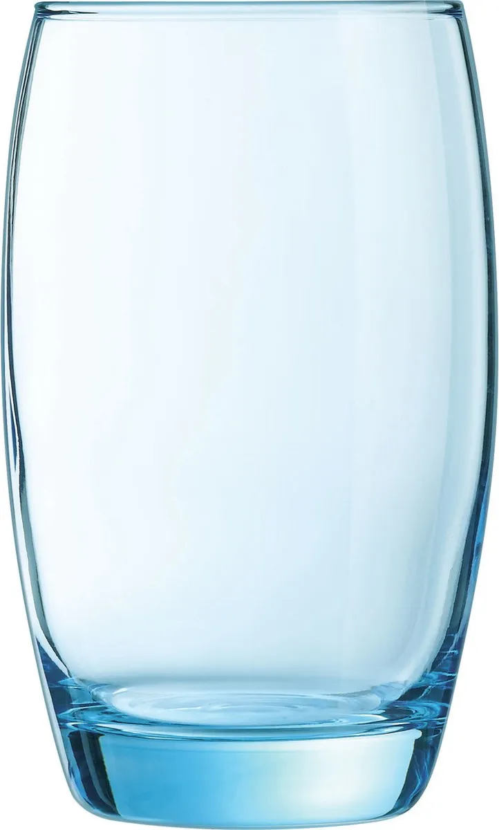 Arcoroc Waterglazen 350ml - 24 Stuks - Transparant Blauw