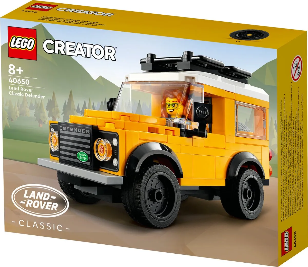 LEGO Creator 40650 Land Rover Classic Defender - Geel