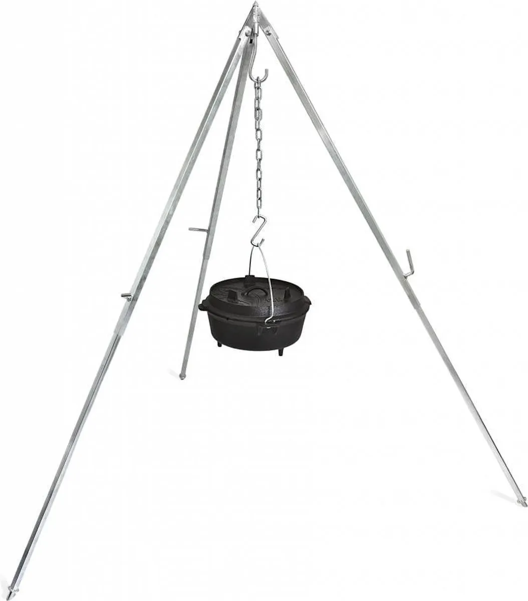Petromax Driepoot Dutch Oven - Zilverkleurig - afbeelding 6 van 6