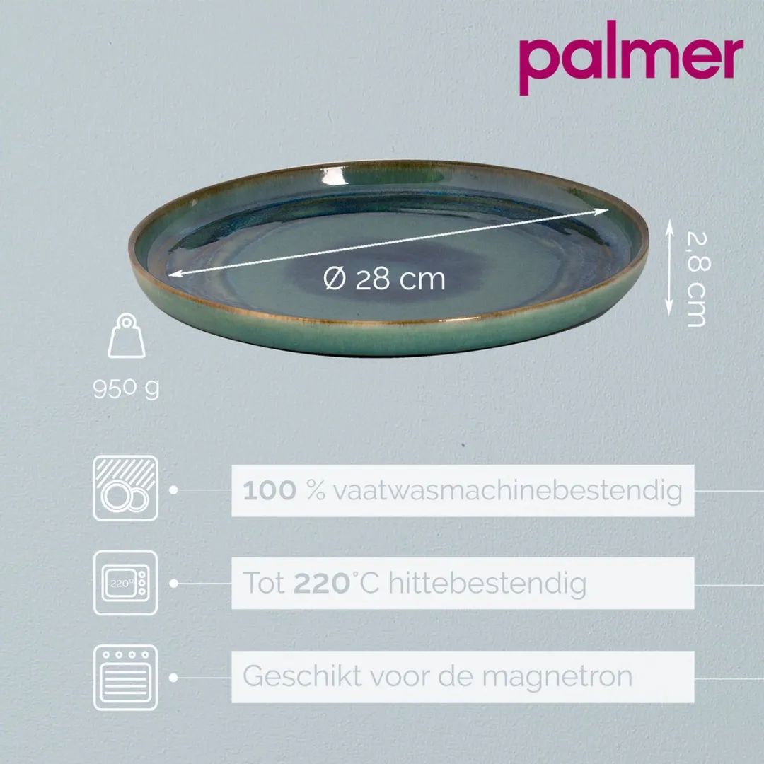 Palmer Miami Bordenset 2 Stuks - ø28cm - Groen