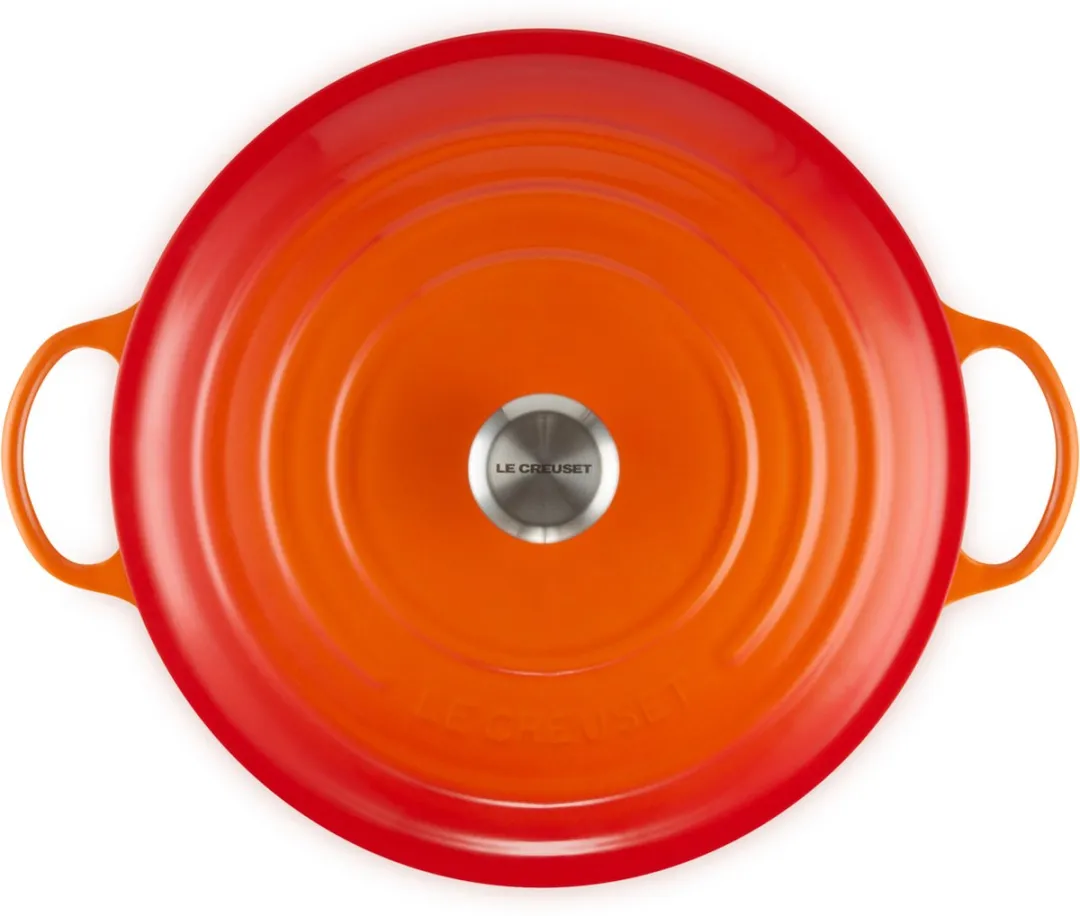 Le Creuset Braadpan Signature Oranjerood 7L - Ø32cm