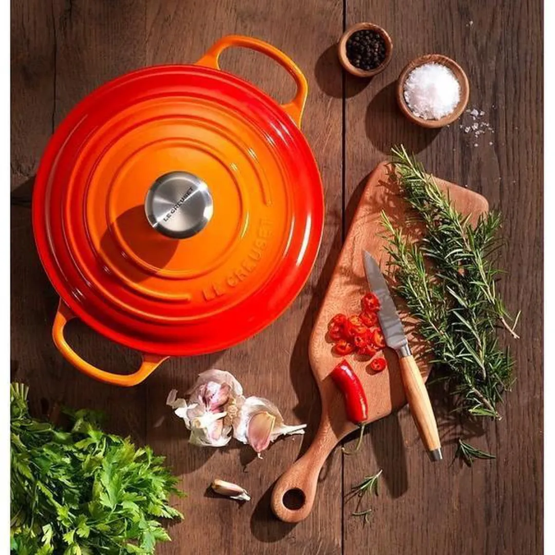 Le Creuset Braadpan Signature Oranjerood 7L - Ø32cm