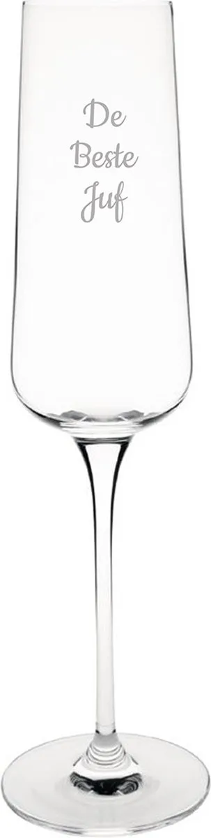 Olympia Gegraveerd Champagneglas 27cl - Bêste Juf