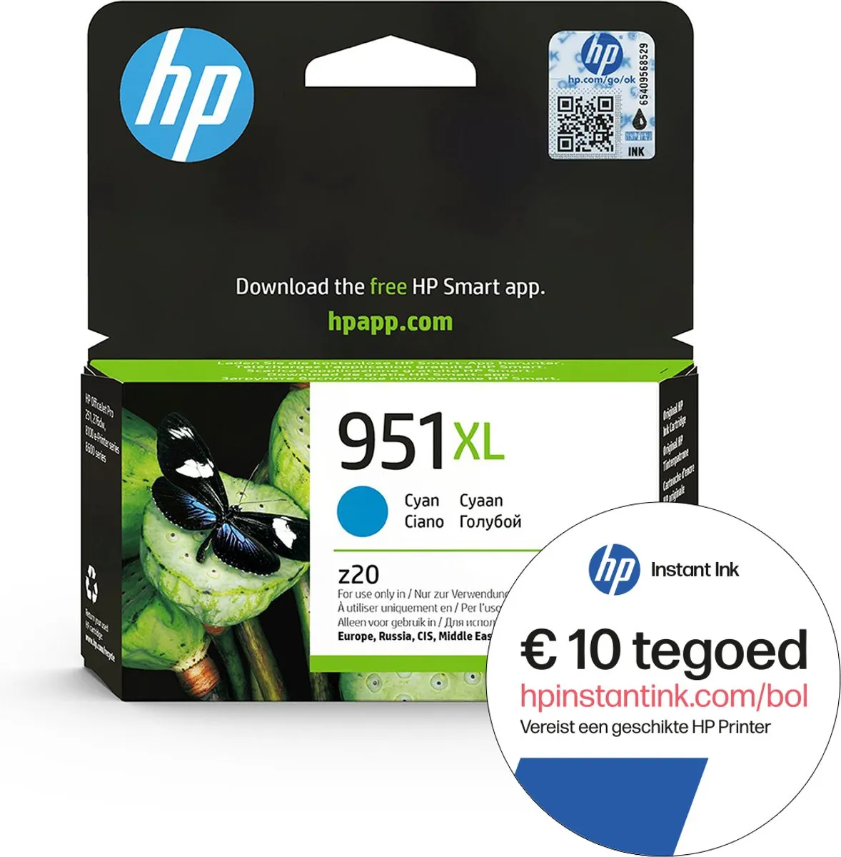 HP 951XL Cyaan Inktcartridge