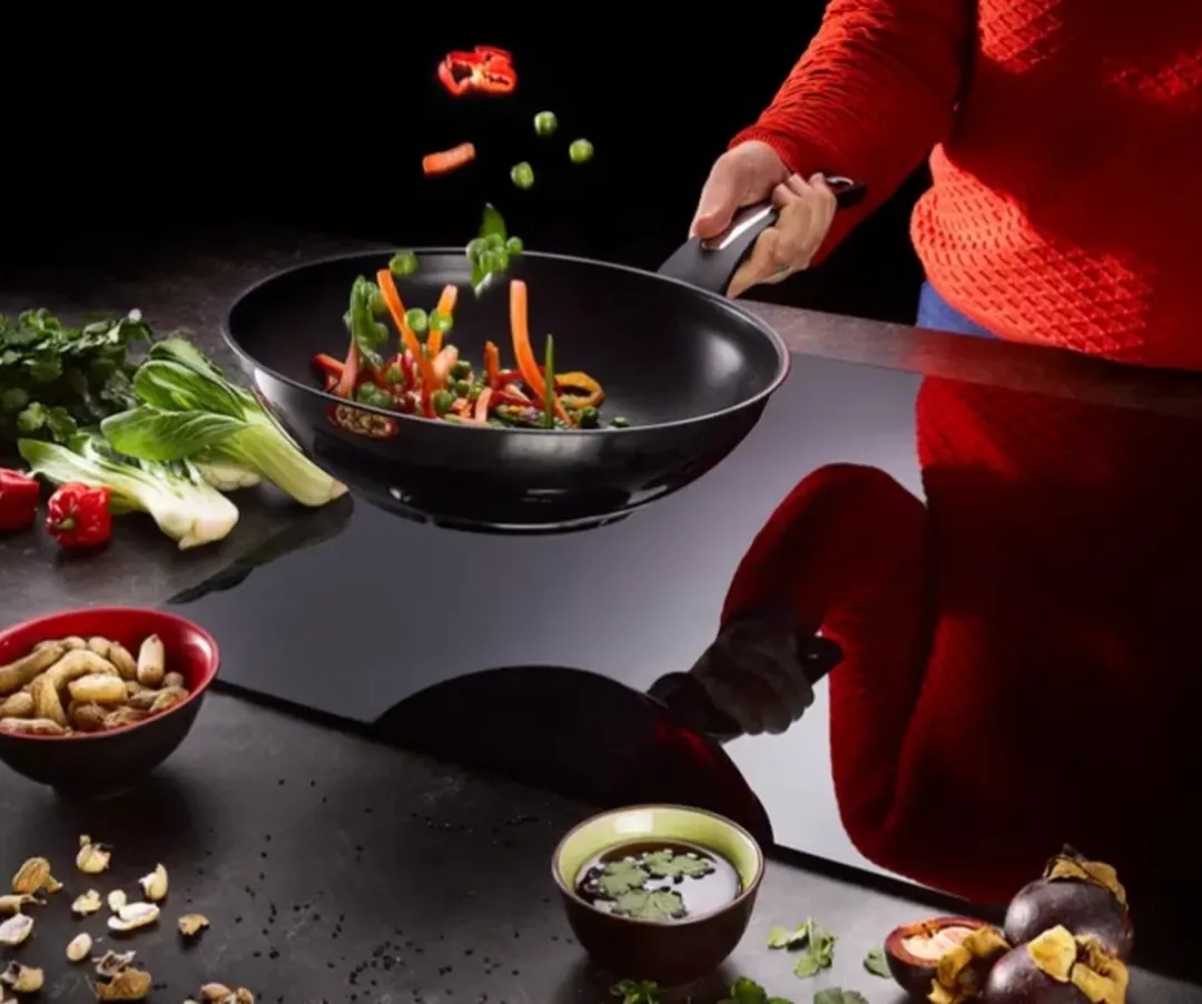 Tefal Emotion Wokpan 28cm - Inductie - RVS - Zilver