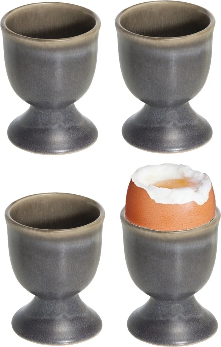 Cosy&Trendy Eierdopjes Grijs - 4 Stuks