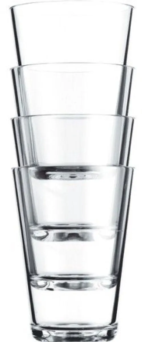 Eva Solo Glas 380ml Set van 4 - Borosilicaatglas