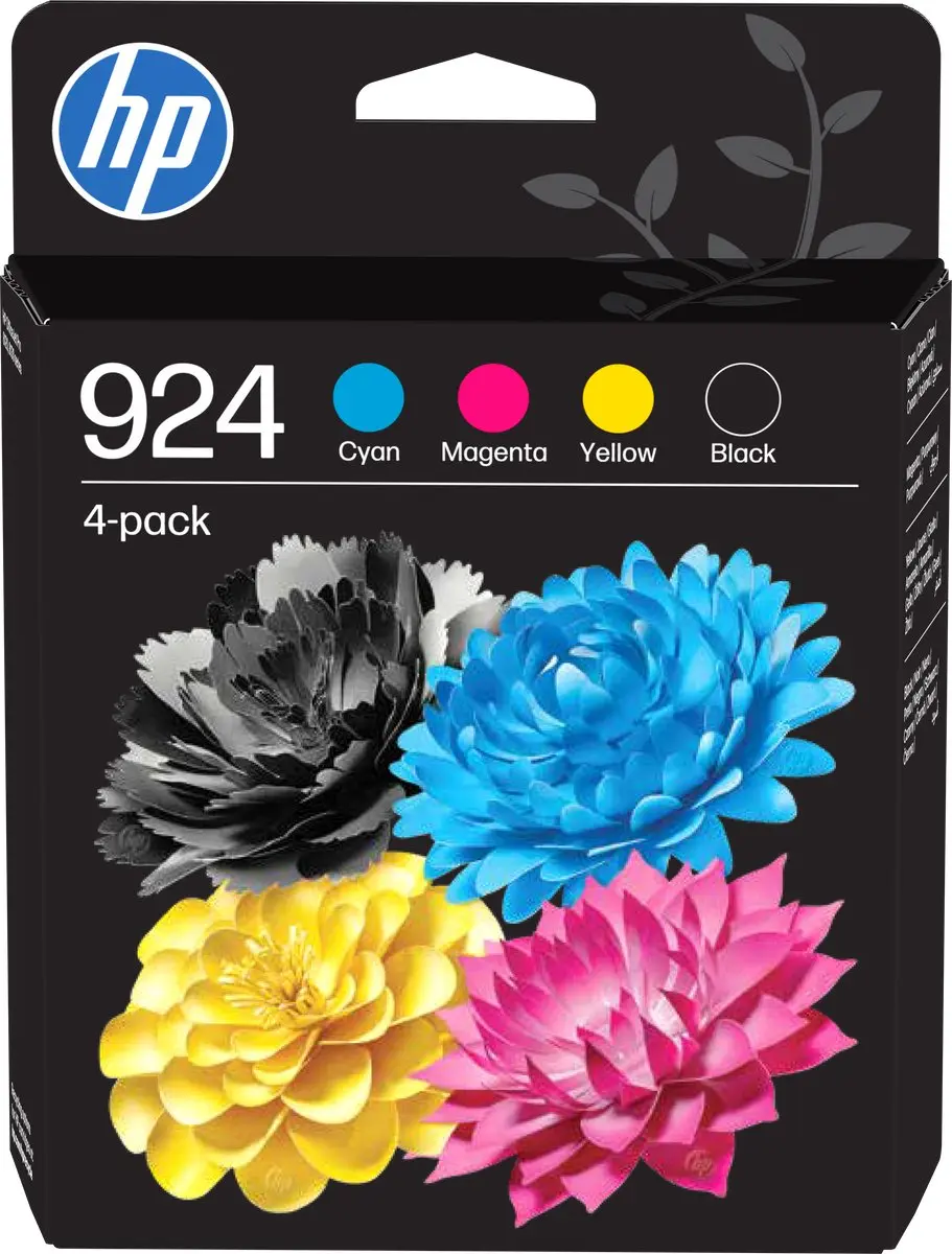 HP 924 Inktcartridge - Zwart/Cyaan/Magenta/Geel
