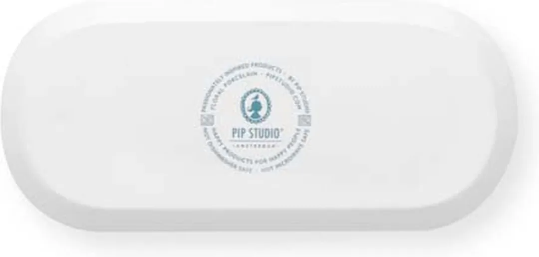 Pip Studio Flower Festival Taartplateau Lichtblauw - 33.3x15.5cm