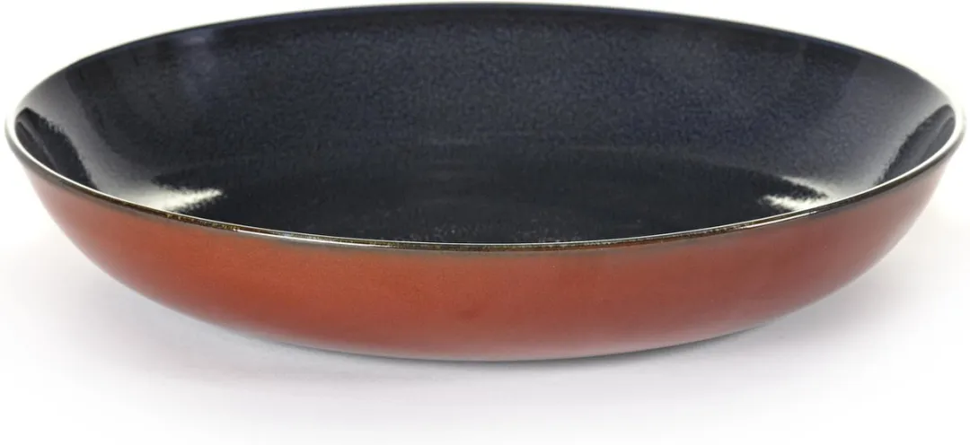 Serax Terres de Rêves Pastabord Anita Le Grelle - D23,5cm - Dark blue/rust