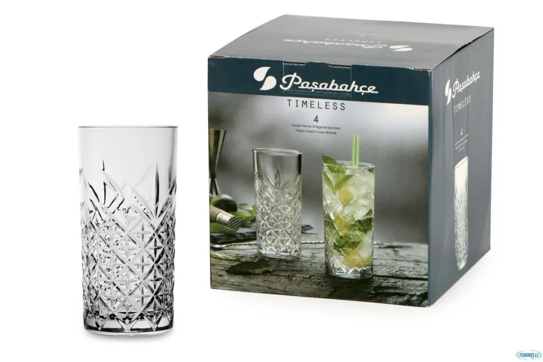 Pasabahce Timeless Longdrinkglazen 45cl - 4 Stuks