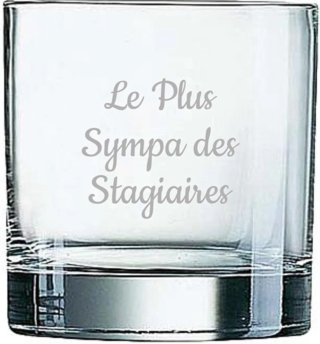 Arcoroc Whiskeyglas Le Plus Sympa des Stagiaires 38cl