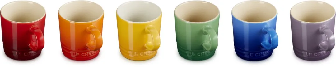 Le Creuset Regenboog Espressokopjes 100ml - 6 Stuks - afbeelding 3 van 5