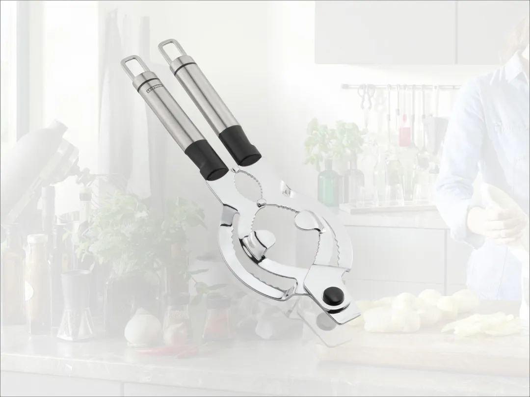 Leifheit ProLine Dekselopener RVS - Grijs/Zwart