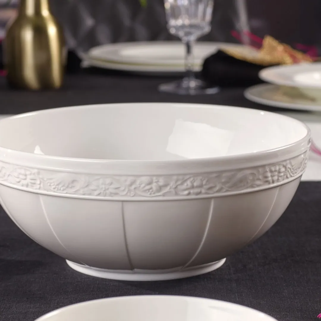 Villeroy & Boch Slakom White Pearl 24cm - 2 Stuks