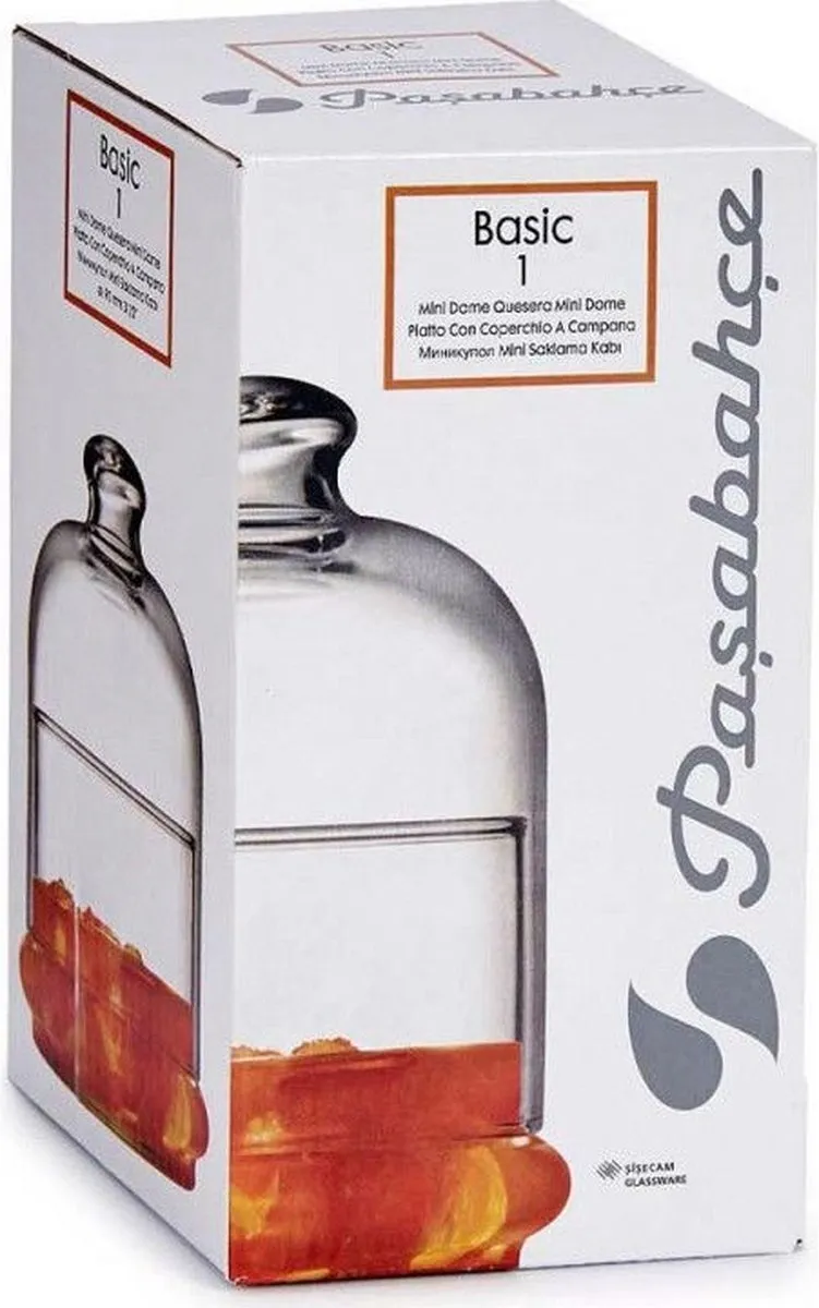 Pasabahce Basic Mini Dome Glazen Pot - 8,5 cm - Transparant
