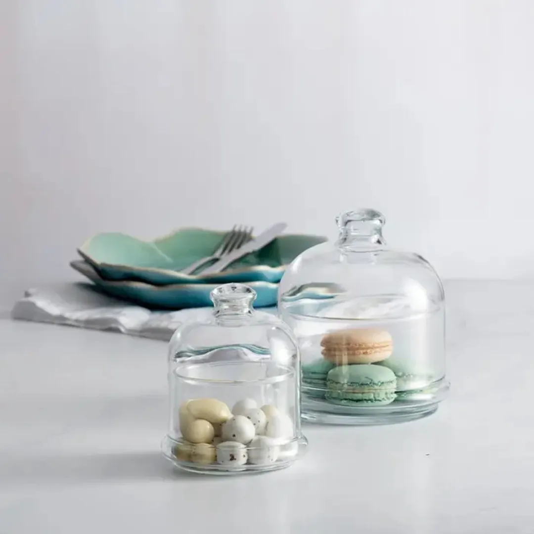 Pasabahce Basic Mini Dome Glazen Pot - 8,5 cm - Transparant