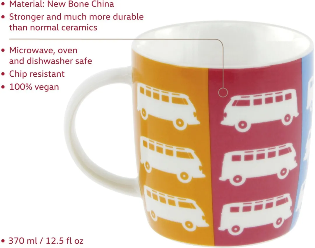 Volkswagen T1 Bus Koffiemok 370ml - Meerkleurig
