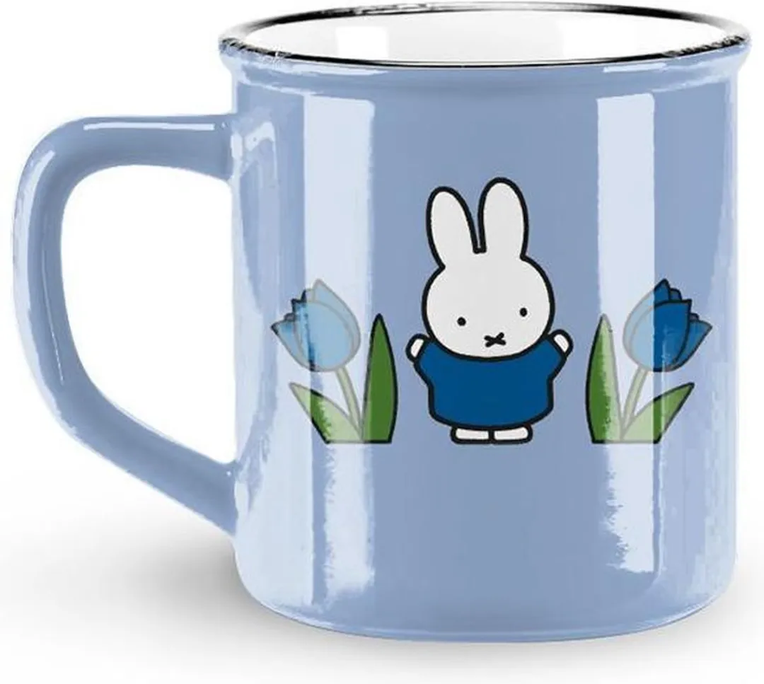 Nijntje Mok Tulpen Ø8xh7,5cm - 220ml - Blauw