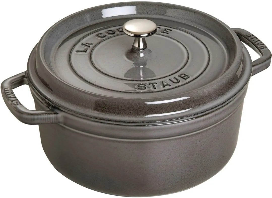 Staub Braadpan Cocotte Grafietgrijs 18cm - 1.7L
