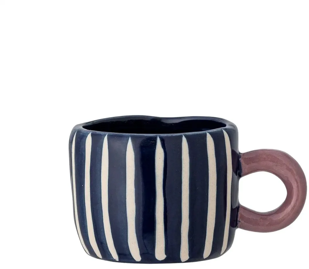 Bloomingville Mok Nini Aardewerk - Blauw