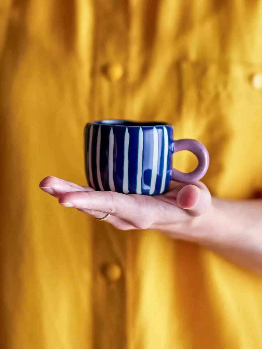 Bloomingville Mok Nini Aardewerk - Blauw