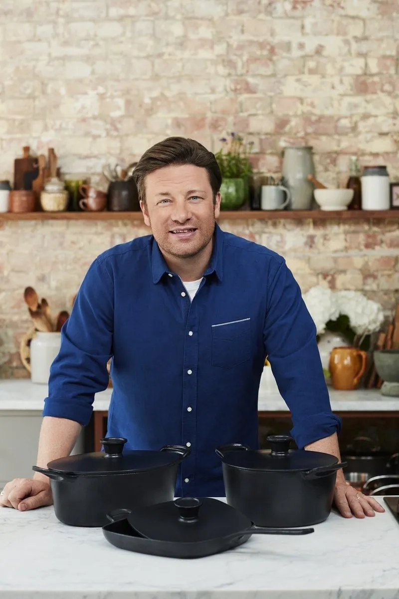 Jamie Oliver by Tefal Gietijzeren Braadpan 30cm - Zwart