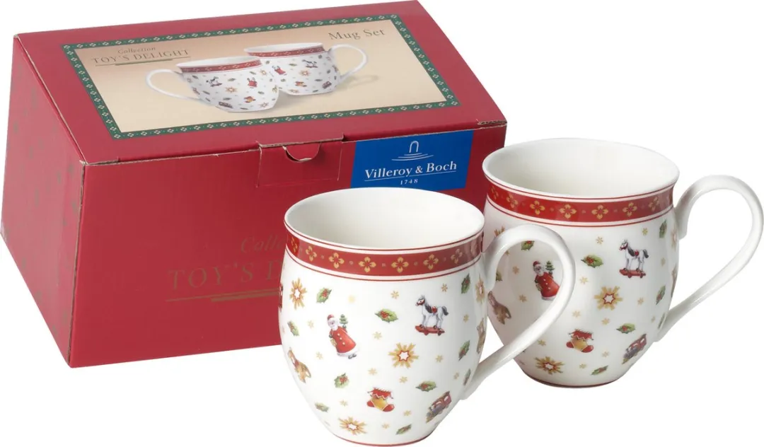 Villeroy & Boch Toy's Delight Bekers - Set van 2 - 390ml - Wit