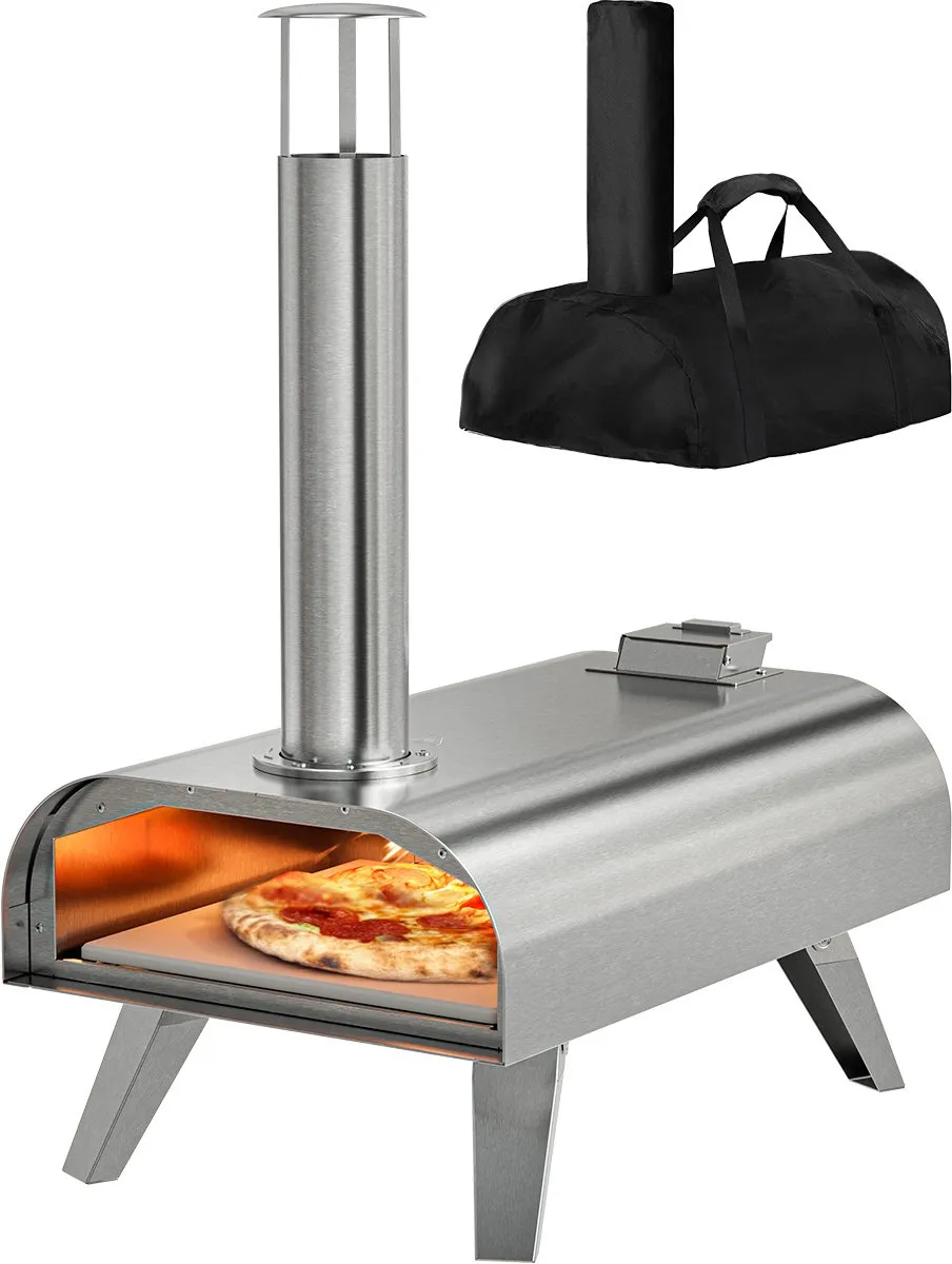 KitchenBrothers KB1004107 Houtgestookte Pizzaoven