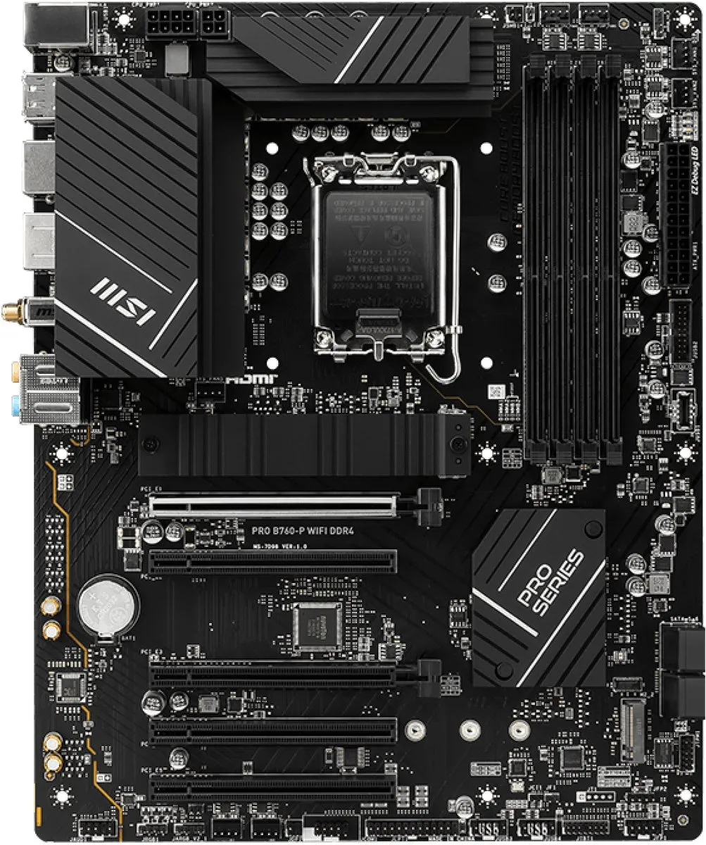 MSI PRO B760-P WIFI Moederbord - ATX - LGA 1700 - afbeelding 6 van 6