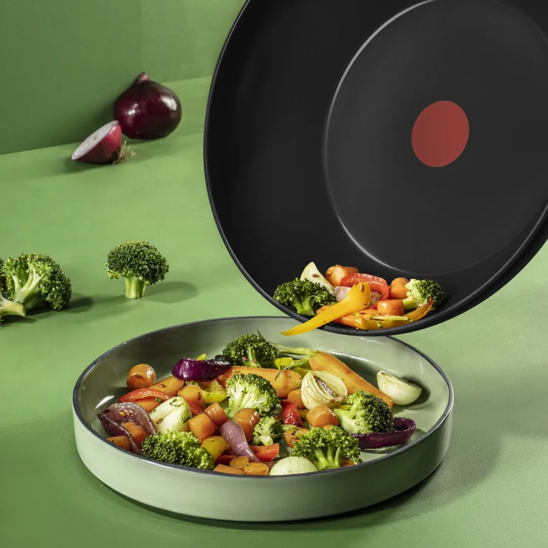 Tefal Renew Black Keramische Wokpan 28cm - Inductie