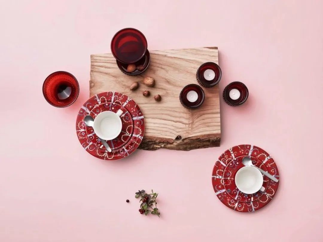 Iittala Taika Bord 15cm - Rood
