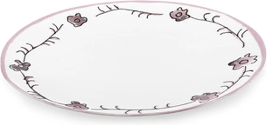 Serax MARNI Midnightflowers Bord - 28cm - 2 Stuks