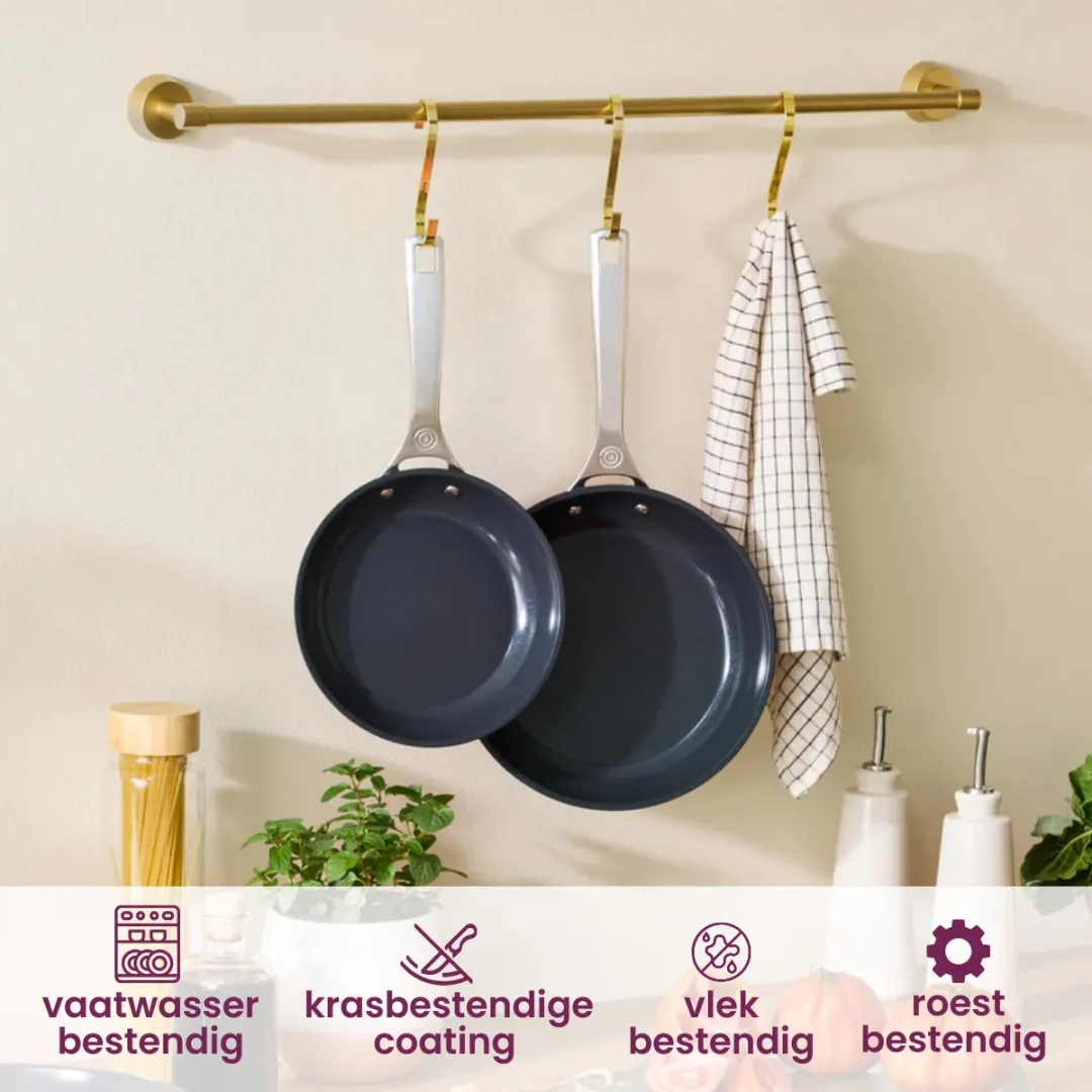 Le Creuset Essential Keramische Koekenpan 26cm - Zwart
