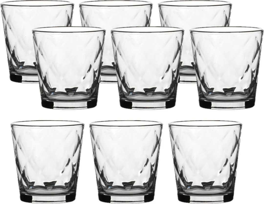 Bormioli Rocco Kaleido Drinkglazen 240ml - 9 Stuks