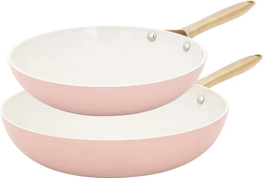Cosy&Trendy Elegance Koekenpannenset 2-delig Ø24/28cm Pink - PFAS-vrij