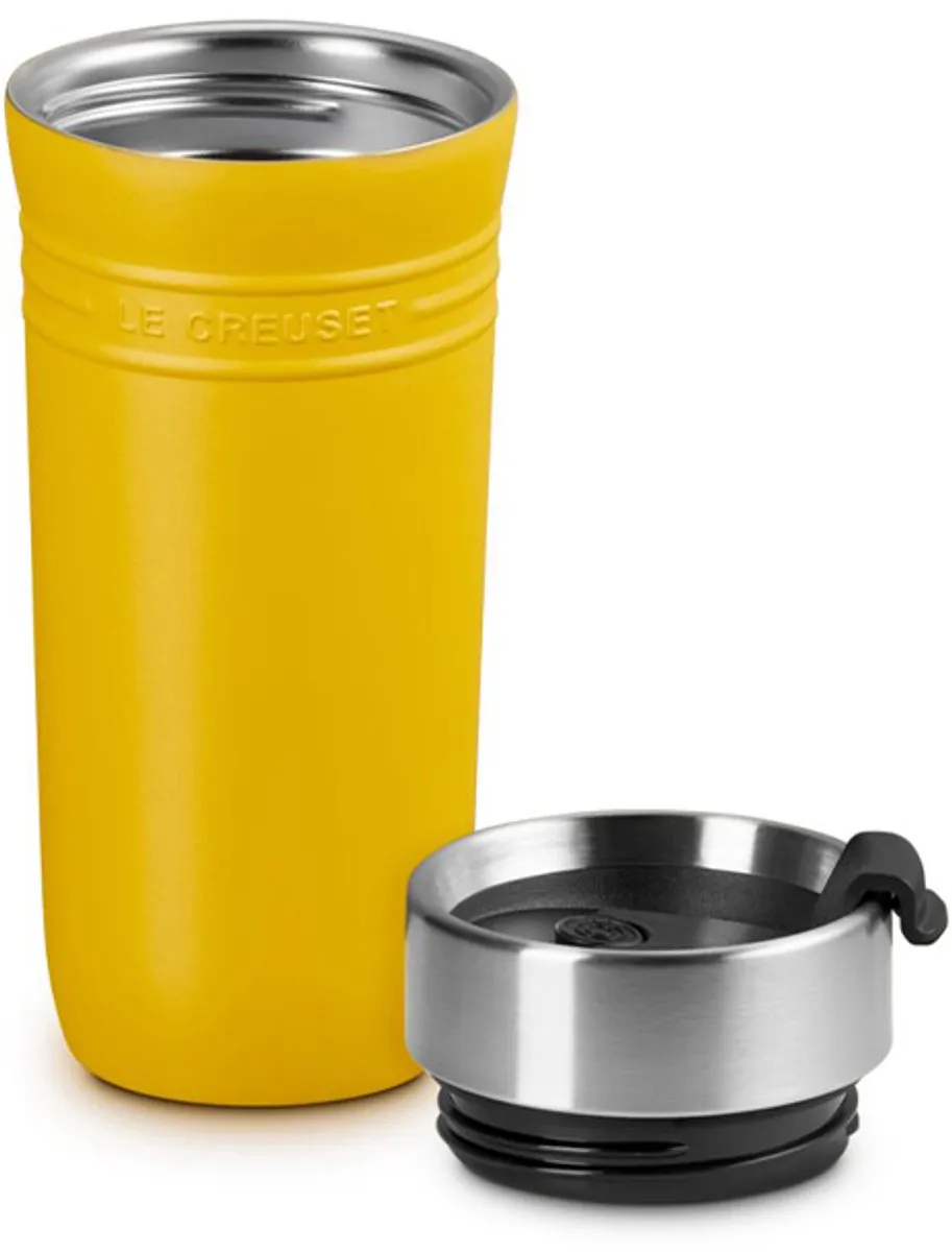 Le Creuset Thermosbeker On The Go 350ml - Geel - afbeelding 6 van 6
