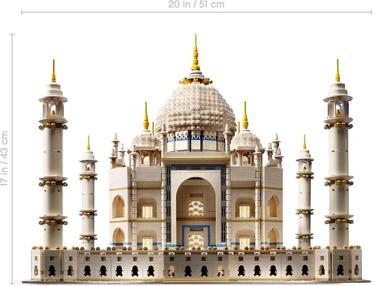 LEGO Creator Expert Taj Mahal 10256 - 5923 Stenen - Wit - afbeelding 6 van 6