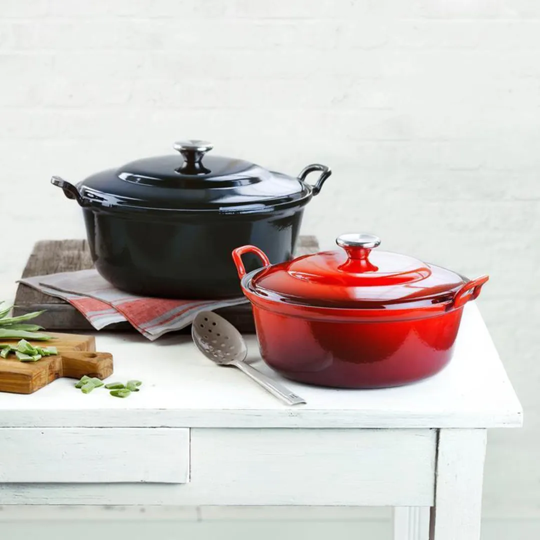 Le Creuset Faitout Braadpan 6,6L - Ø32cm - Kersenrood