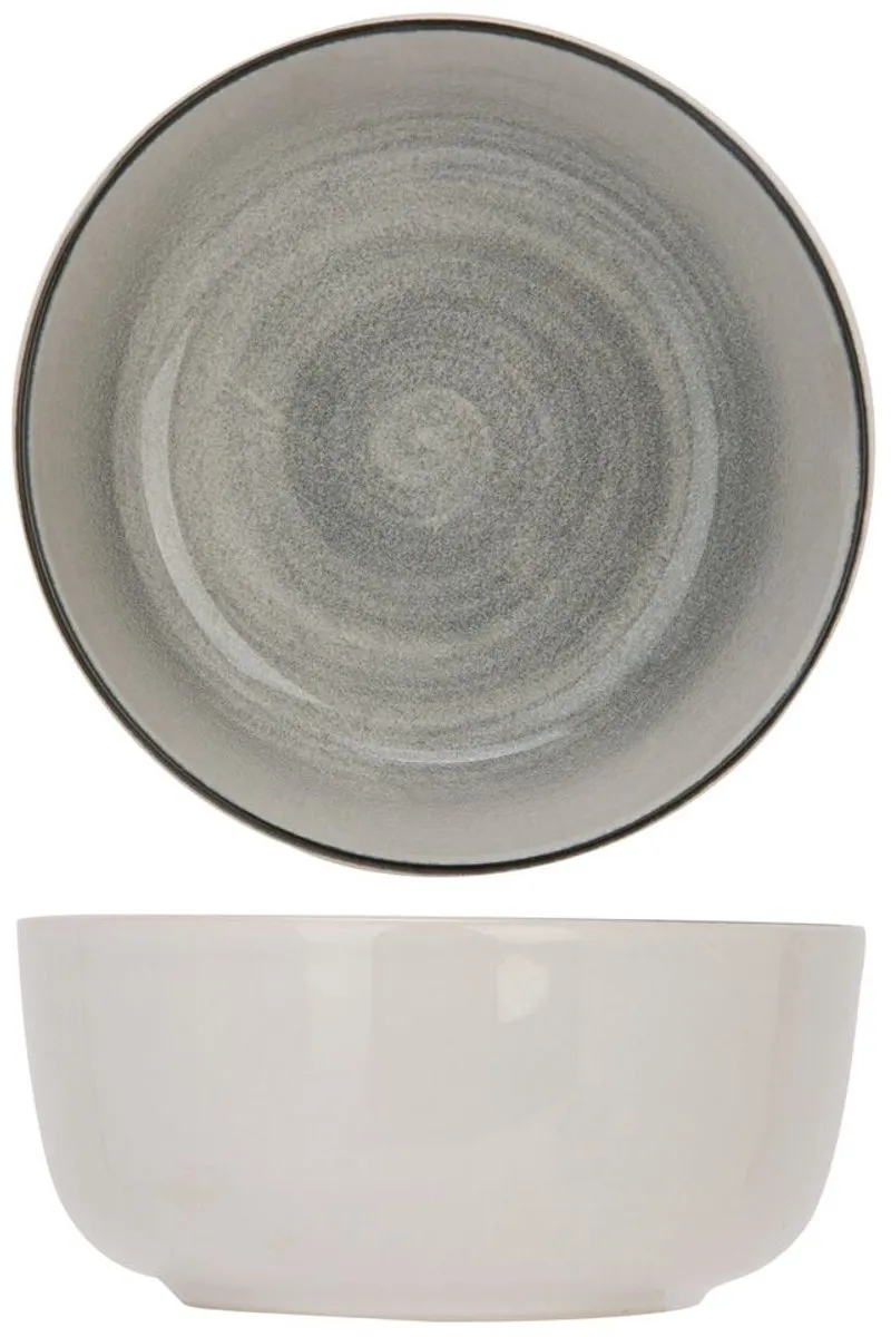 Cosy&Trendy Kom Baltic Grey - Ø14cm - Lichtgrijs aardewerk