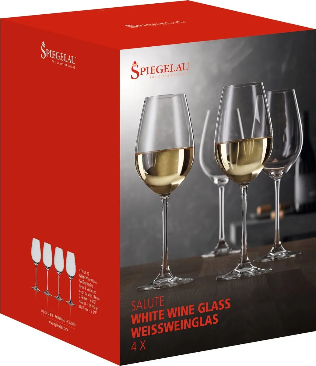 Spiegelau Salute Wittewijnglas 465ml - Set 4 Stuks