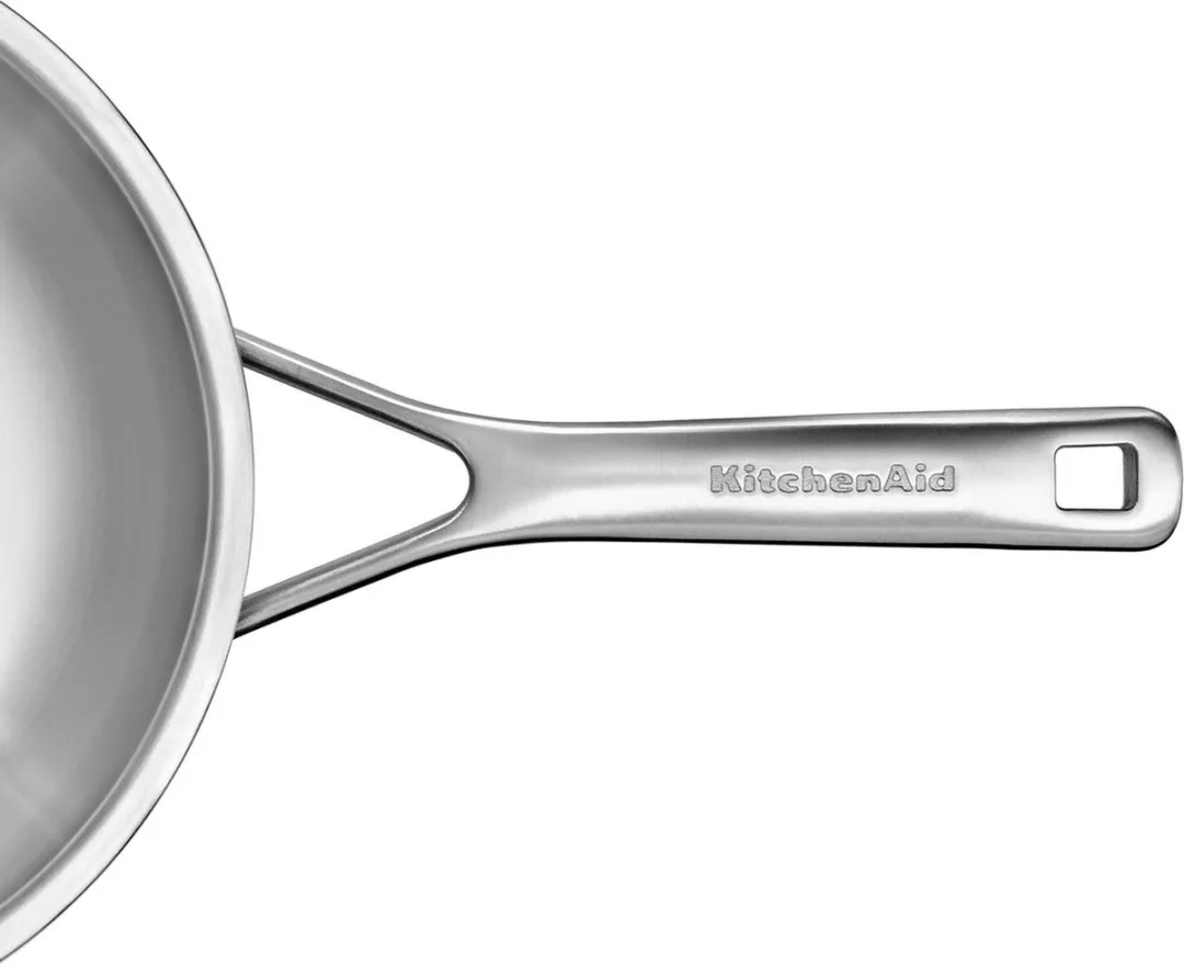 KitchenAid Multi-Ply RVS Koekenpan 24cm - Inductie - Zilver