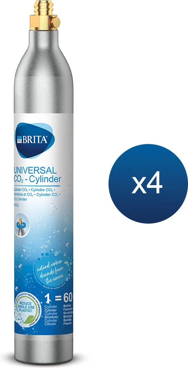 BRITA CO2-cilinder 4-Pack