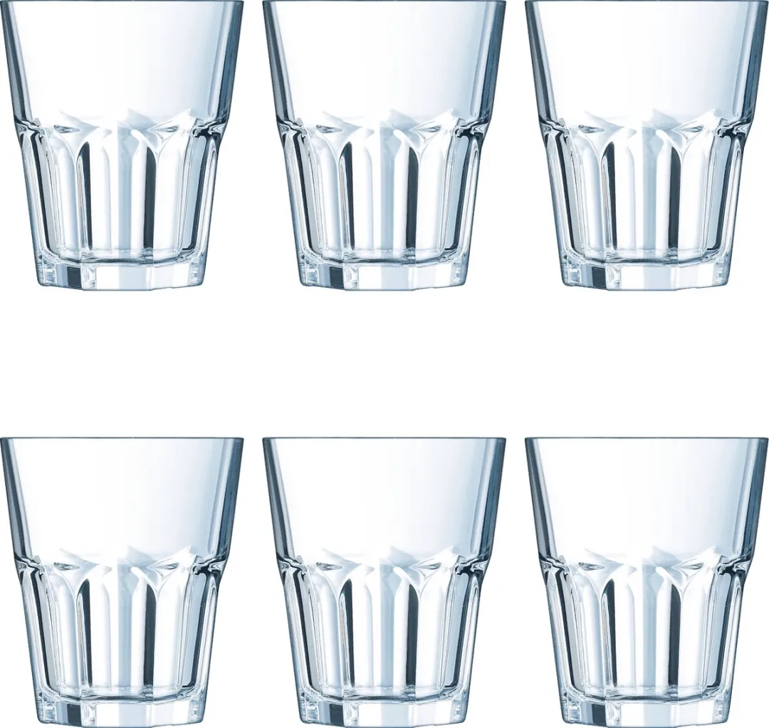 Arcoroc Granity Tumbler 30cl - 6 Stuks Transparant