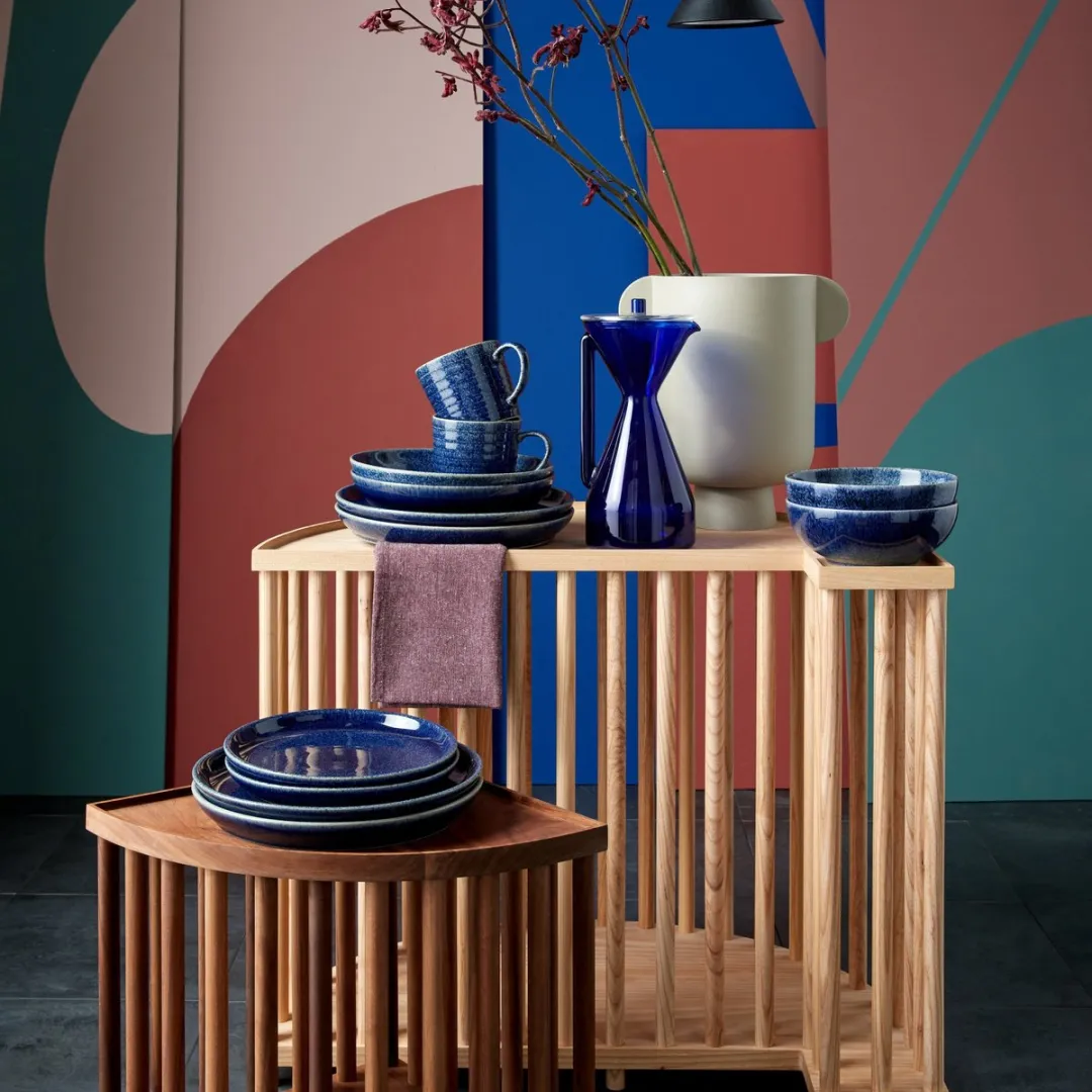 Denby Studio Blue Coupe Bord - ø17cm